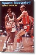 Basketball Face-off in 1969 Metal Print
