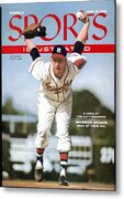 Warren Spahn on 1956 Sports Cover Metal Print