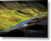 Iceland, Northeast Iceland, Nordurland #5 Metal Print by Bernd Rommelt