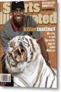 Tiger Woods on Sports Illustrated Cover Metal Print