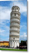 Leaning Tower of Pisa Metal Print