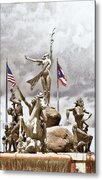 Old San Juan La Fuenta Raices Study 3 Metal Print