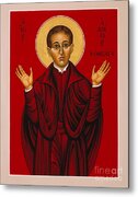 St. Aloysius Gonzaga Devotional Icon Metal Print
