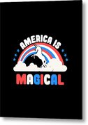America Is Magical Metal Print