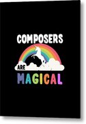 Composers Are Magical Metal Print