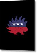 Libertarian Porcupine Metal Print