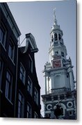 Amsterdam's Timeless Tower Metal Print