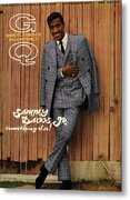Sammy Davis Jr. on Magazine Cover Metal Print by Milton Greene