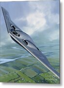 Northrop B-2 Spirit Stealth Bomber Metal Print