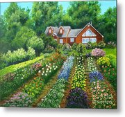 Folls Flower Farm Metal Print
