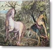 The Chase Metal Print