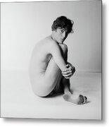 Nude Man Sitting #1 Metal Print by Horst P. Horst