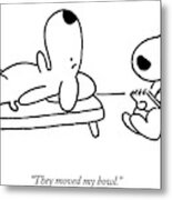 Dog Therapy Session Metal Print