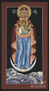 Ave Maris Stella Icon Poster