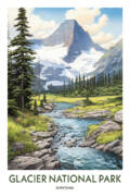 Glacier National Park Poster
