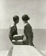Couple in Vintage Swimwear Poster