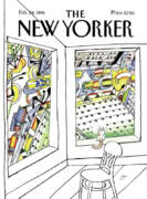 New Yorker Cover with Urban View Poster