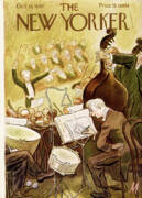 Orchestra Performance on New Yorker Cover Poster
