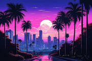 Sunset In La, 02 Poster
