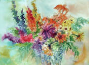 Cut Glass Bouquet Poster by Sheila Parsons