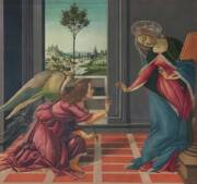 Virgin Mary and Archangel Gabriel Poster