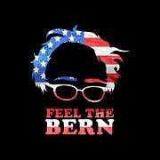 Feel The Bern Patriotic Poster