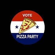 Vote Pizza Party Poster