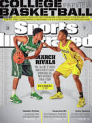 Basketball Rivals Face Off Art Print