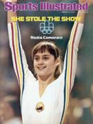 Nadia Comaneci Olympic Triumph Art Print