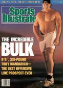 Tony Mandarich on Sports Illustrated Cover Art Print