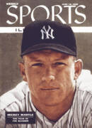 Mickey Mantle on Sports Magazine Cover Art Print