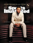 Stephen Curry as Sportsperson of the Year Art Print