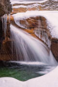 The Basin, Close Up In A Winter Storm Art Print