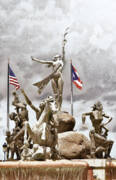 Old San Juan La Fuenta Raices Study 3 Art Print