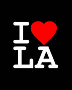 I Love La Los Angeles Art Print