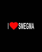 I Love Smegma Funny Jewish Art Print