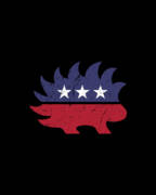 Libertarian Porcupine Art Print