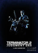 Terminator 2 Judgement Day Poster by Bo Kev - Metal Posters