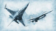 F-16 Fighting Falcon - 07 Art Print