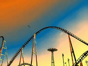 Coney Glow 1 Art Print