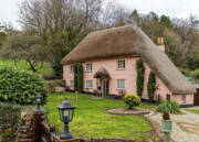 Rose Cottage Cockington Art Print
