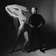George Balanchine and Suzanne Farrell Performance Art Print by Bert Stern