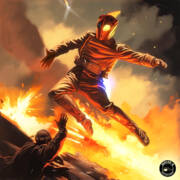 The Rocketeer Art Print by Adam Burch - Metal Posters