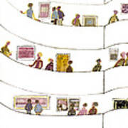 New Yorker Magazine Cover, 1975 Art Print