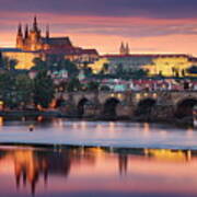 City Of Prague In Czech Republic Art Print