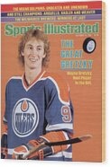 Wayne Gretzky on Sports Illustrated Cover Wood Print