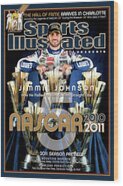 Jimmie Johnson Wins Fifth Straight Title Wood Print