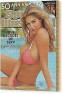 Kate Upton Swimsuit Edition Cover Wood Print