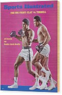 Muhammad Ali on Sports Illustrated Cover Wood Print