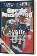 Randy Moss on Sports Illustrated Cover Wood Print